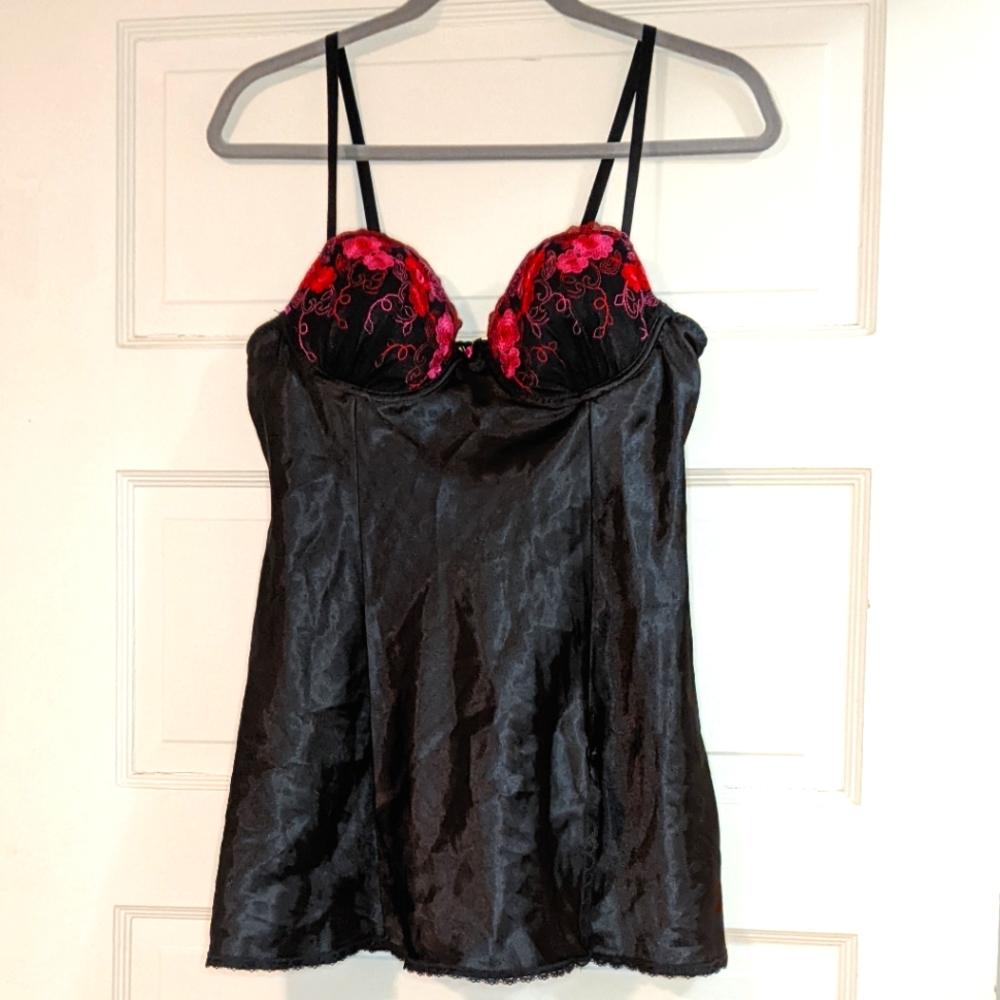Apt. 9 Satin & Lace Babydoll